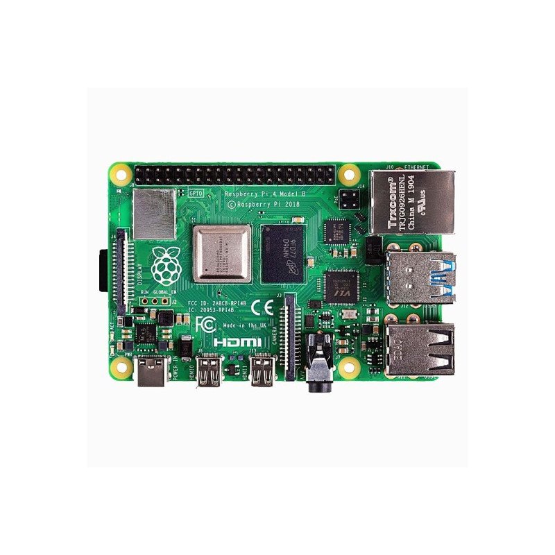 Микрокомпьютер Raspberry Pi 4 4Gb RAM Model B (комплект)