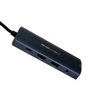 USB Type-C разветвитель 9 в 1 Acasis DS-9903 (1×HDMI, 3×USB-A, 1×RJ45, 2×SD/TF3.0, 1×Audio3.5mm, 1×USB-C)