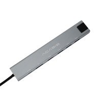 USB Type-C разветвитель 7 в 1 Acasis DS-9904 (1×HDMI, 1×DP, 3×USB-A, 1×RJ45, 1×USB-C)