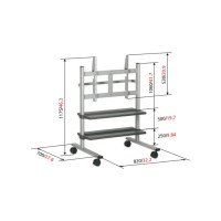 Стойка для дисплеев Vogel's Professional PB 100 (мобильный, 36-55") 